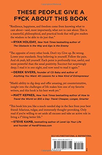 The Subtle Art of Not Giving a F Back