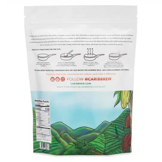 Haitian Hot Choc Back